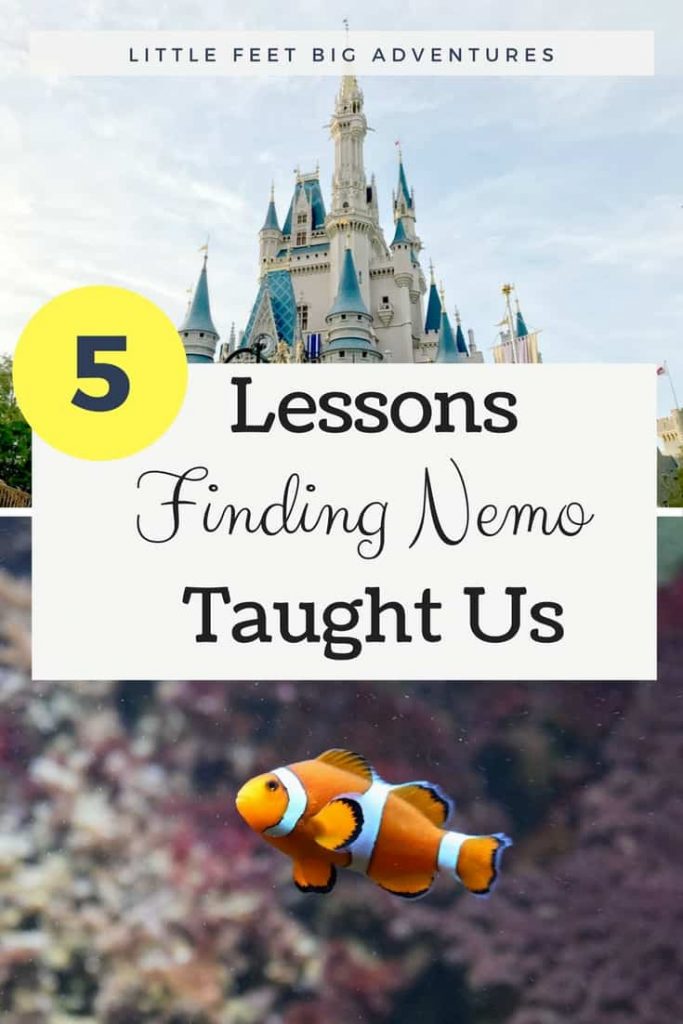 5 life lessons we learns from Disneys Finding Nemo. Great lessons for kids and adults were found throughout the movie.
