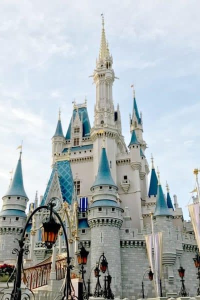 a picture of the disney world castle