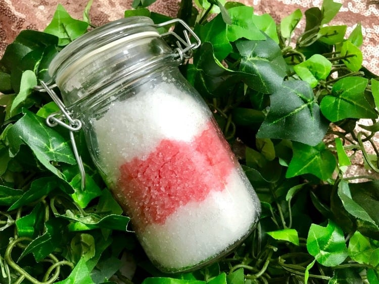This peppermint sugar scrub would make a great gift.