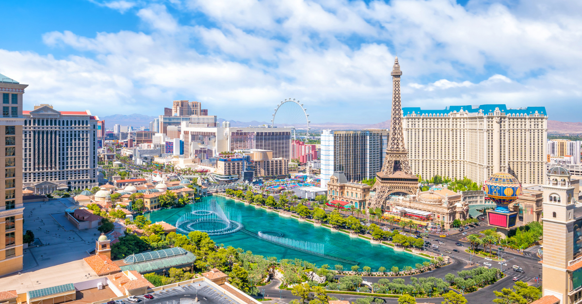 a view of Las Vegas city