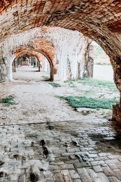 Endless tunnel at Fort Pickens